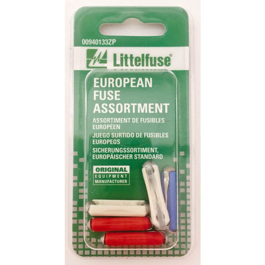 00940133ZP Littelfuse European Fuse Assortment, 5-pk
