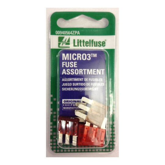 00940564ZPA Littelfuse MICRO3 32V Blade Fuse, 5-pk