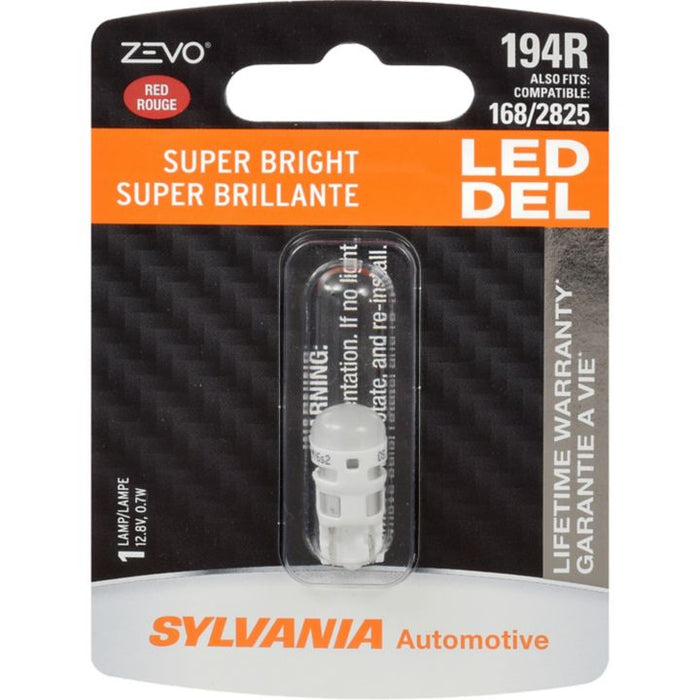 194RLED.BP 194R Red Sylvania ZEVO® LED Mini Bulbs
