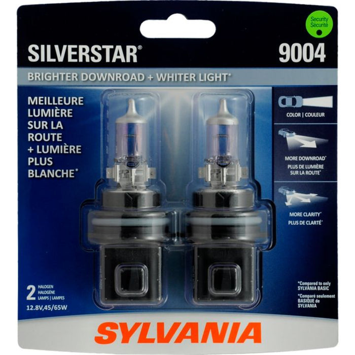 9004ST.BP2 9004 Sylvania SilverStar® Headlight Bulbs, 2-pk