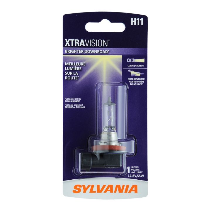 H11XV.BP H11 Sylvania XtraVision® Headlight Bulb, 1-pk