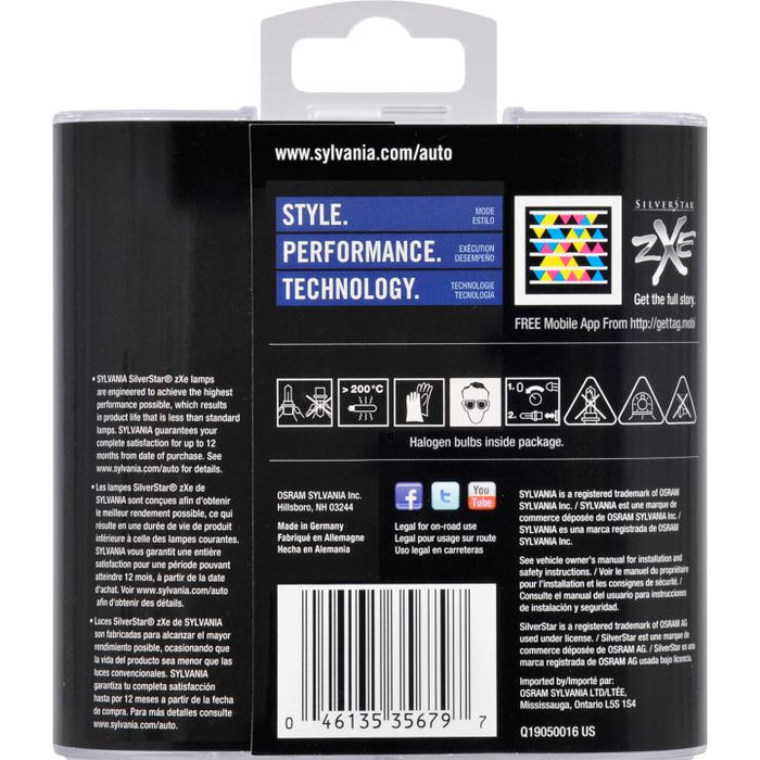 9006SZ.PB2 9006 Sylvania SilverStar® zXe Headlight Bulbs, 2-pk