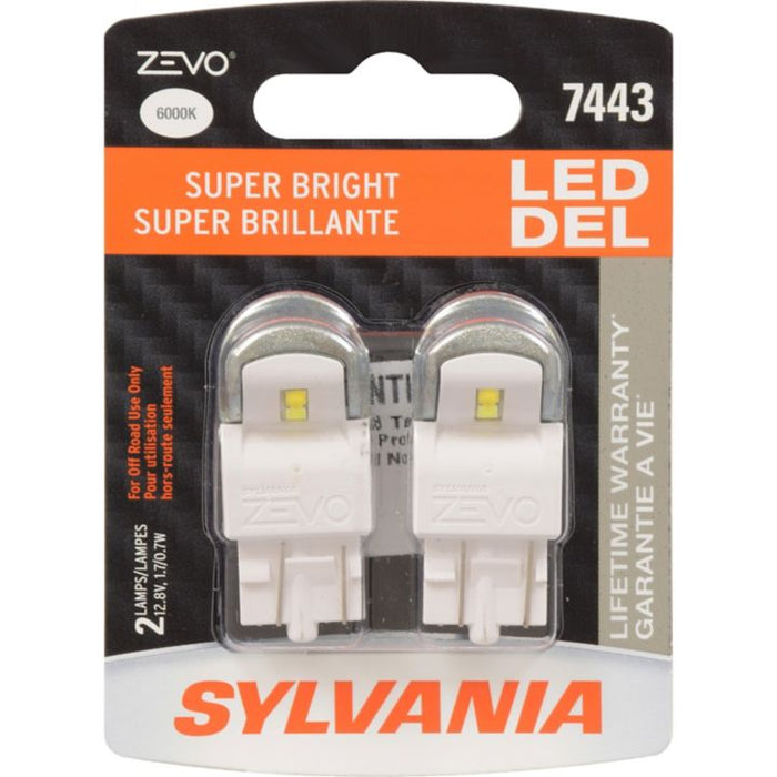 7443LED.BP2 7443 Sylvania ZEVO® LED Mini Bulbs