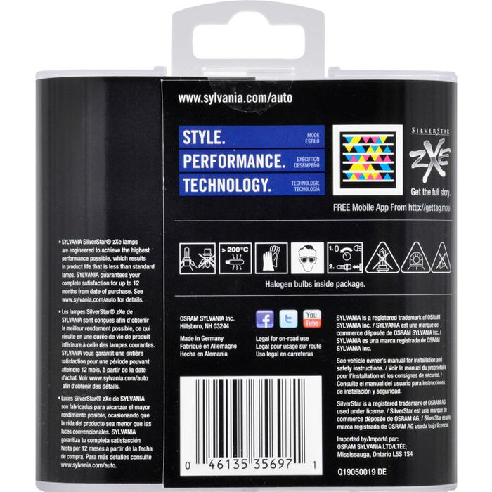 9006XSSZ.PB2 9006XS Sylvania SilverStar® zXe Headlight Bulbs, 2-pk