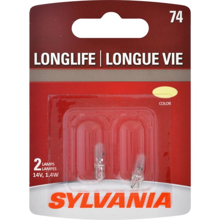 74LL.BP2 74 Sylvania Long Life Mini Bulbs