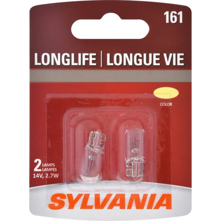 161LL.BP2 161 Sylvania Long Life Mini Bulbs