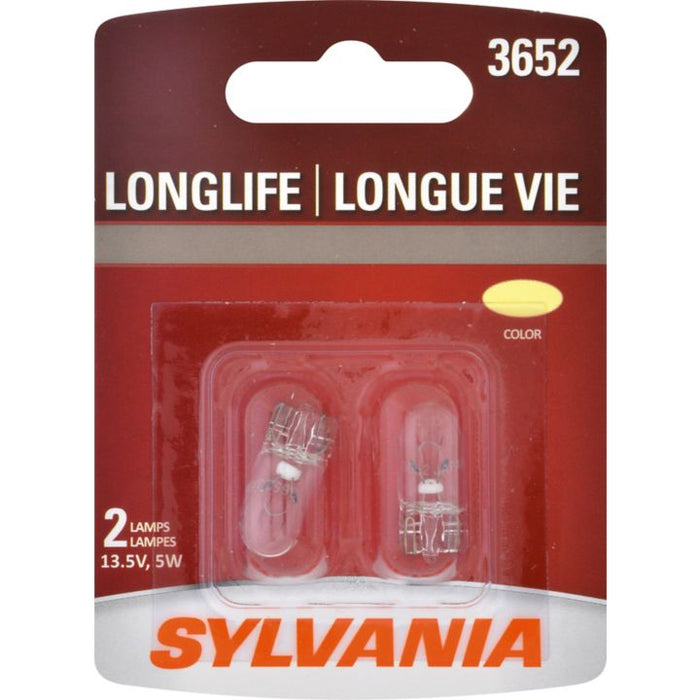 3652LL.BP2 3652 Sylvania Long Life Mini Bulbs