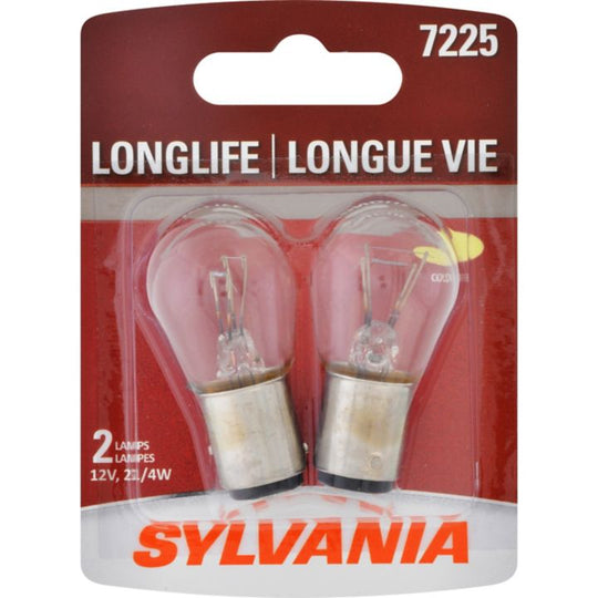 7225LL.BP2 7225 Sylvania Long Life Mini Bulbs