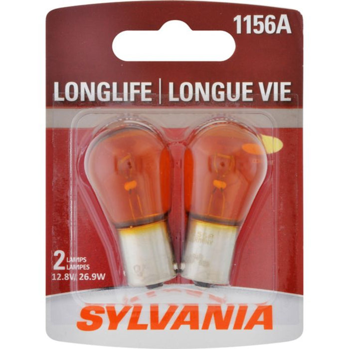 1156ALL.BP2 1156A Amber Sylvania Long Life Mini Bulbs