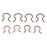 76980 Dorman HELP! Window Handle Clip Assortment, 8-pk