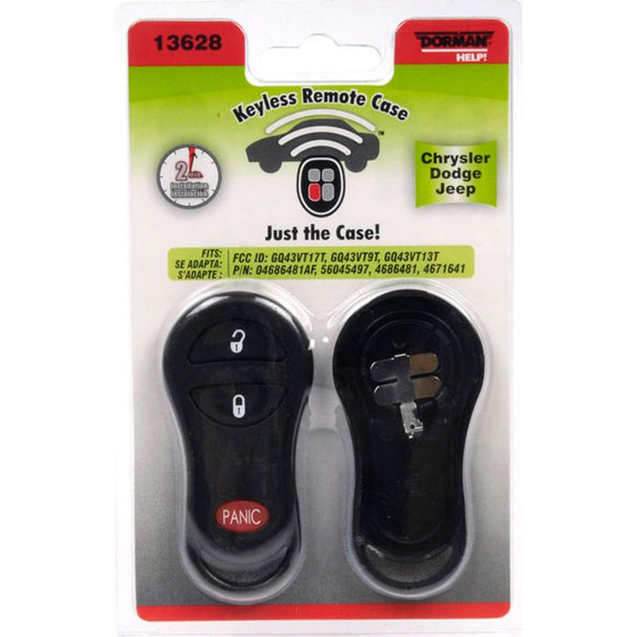 13628 Dorman 3-Button Fob Replacement Shell