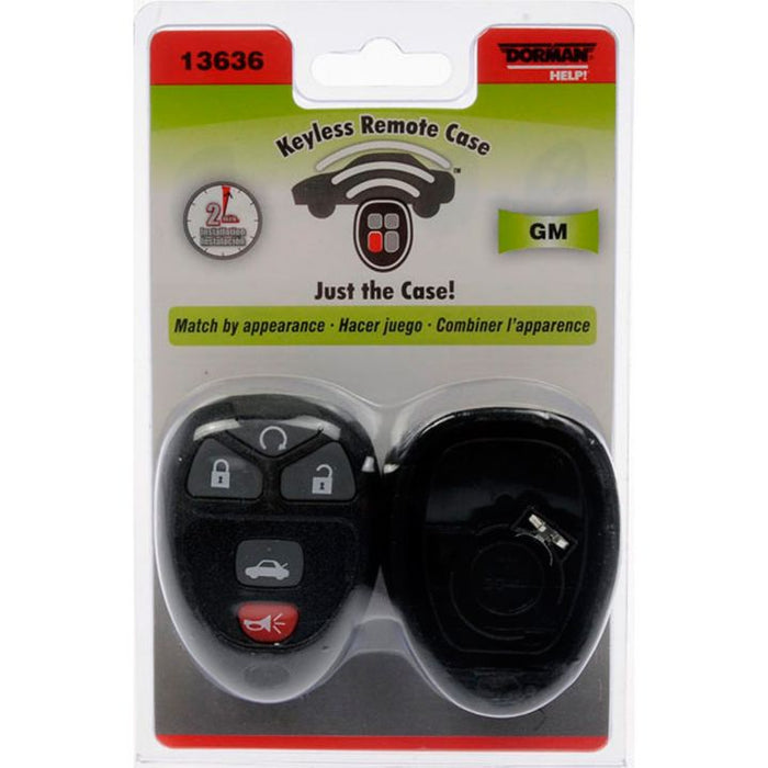 13636 Dorman 5-Button Keyfob Replacement Shell