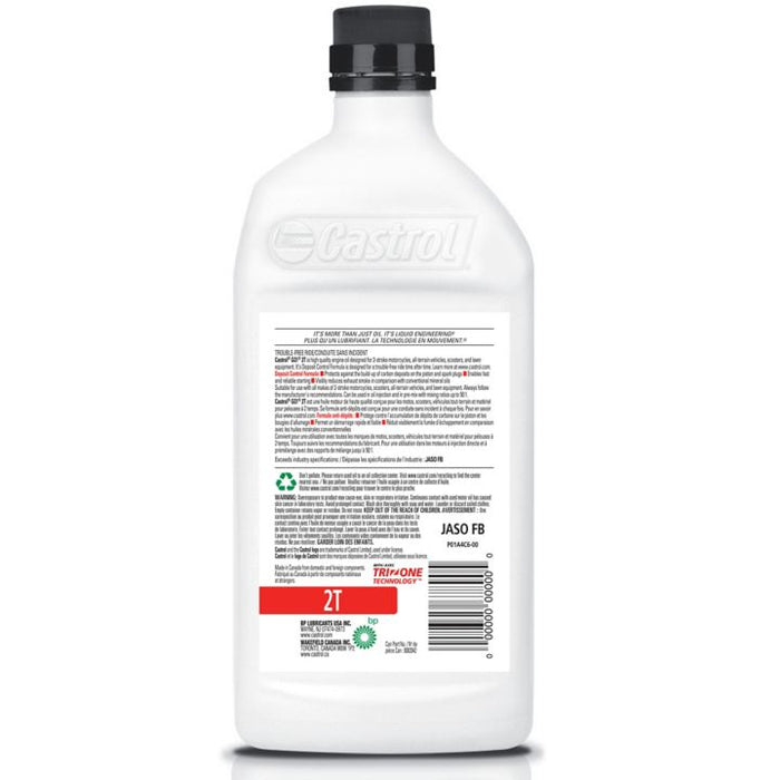 0980-42 Castrol Super 2-Stroke Motor Oil, 1L