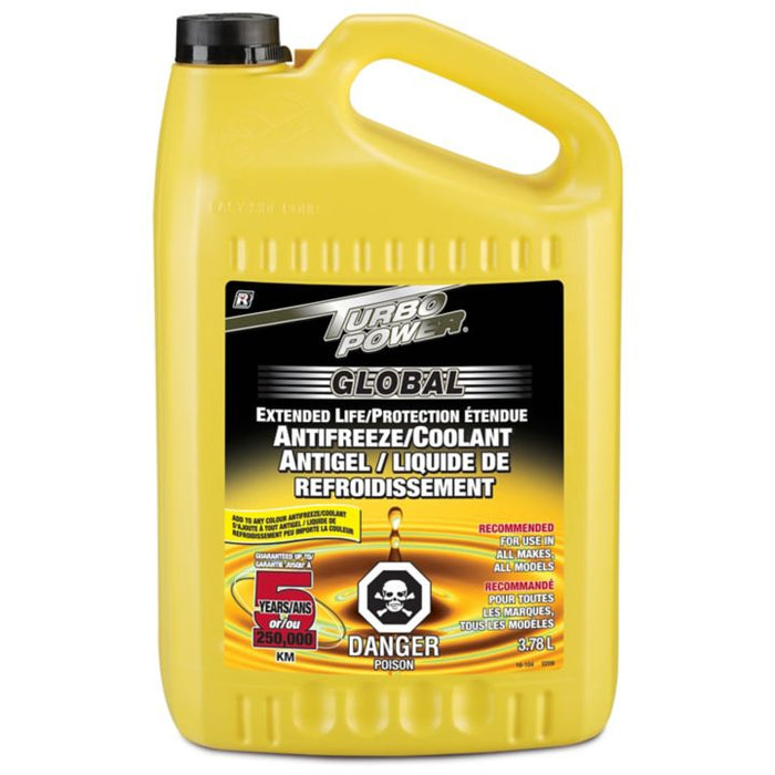 16-104H52 Turbo Power Global Concentrated Anti-Freeze/Coolant, 3.78-L