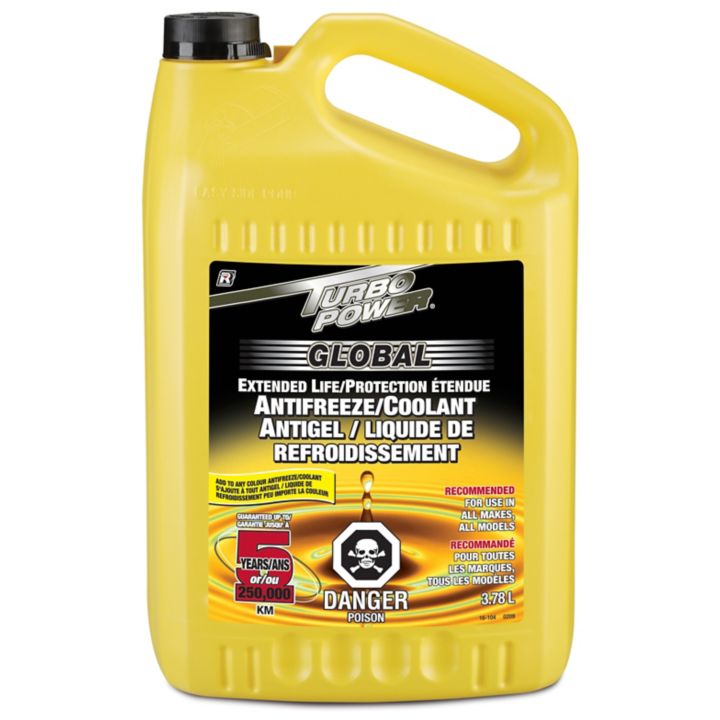 16-104H52 Turbo Power Global Concentrated Anti-Freeze/Coolant, 3.78-L