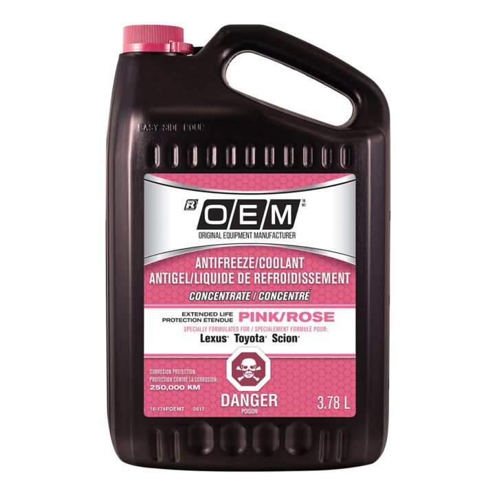 16-174POEMT OEM Concentrated Anti-Freeze/Coolant, Toyota/Lexus/Scion, 3.78-L