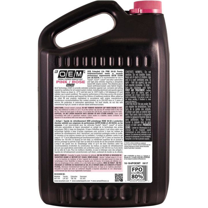 16-184POEMT OEM Premixed Anti-Freeze/Coolant, Toyota/Lexus/Scion, 3.78-L