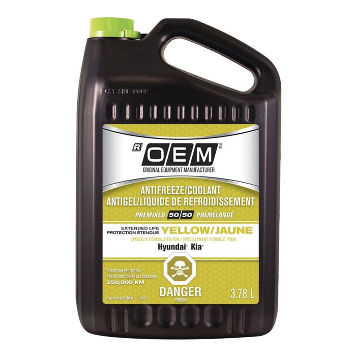16-184YOEMK OEM Premixed Anti-Freeze/Coolant, Hyundai/Kia, 3.78-L