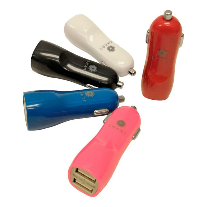 1402201 SMART Accessories Dual USB Car Charger, 2.1A