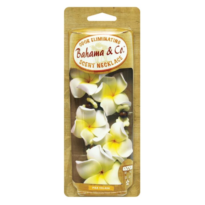 06714Z Bahamas Pina Colada Necklace Air Freshener