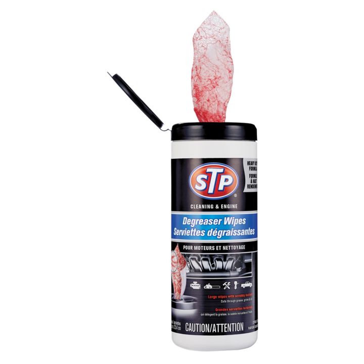18366 STP Cleaning & Engine Degreaser Wipes, 30-pk