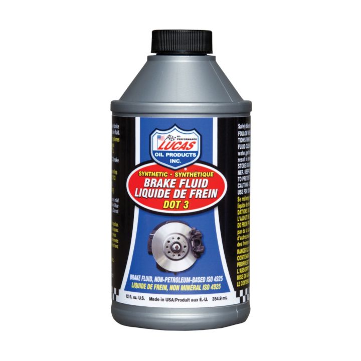 10825 Lucas DOT-3 Brake Fluid, 354 mL