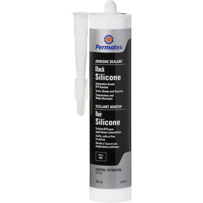 38406 Permatex Black RTV Adhesive Sealant, 300-mL