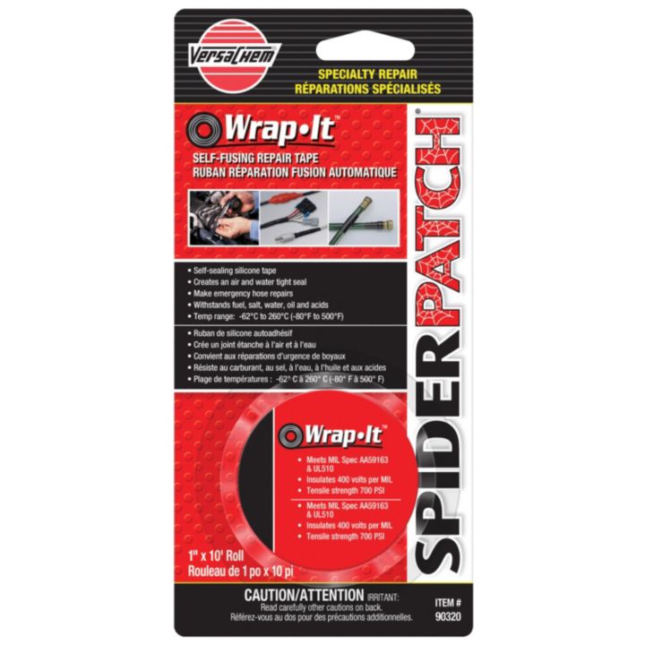 0383807 Versachem Spider Patch Wrap-It Repair Tape, 1-in x 10-in