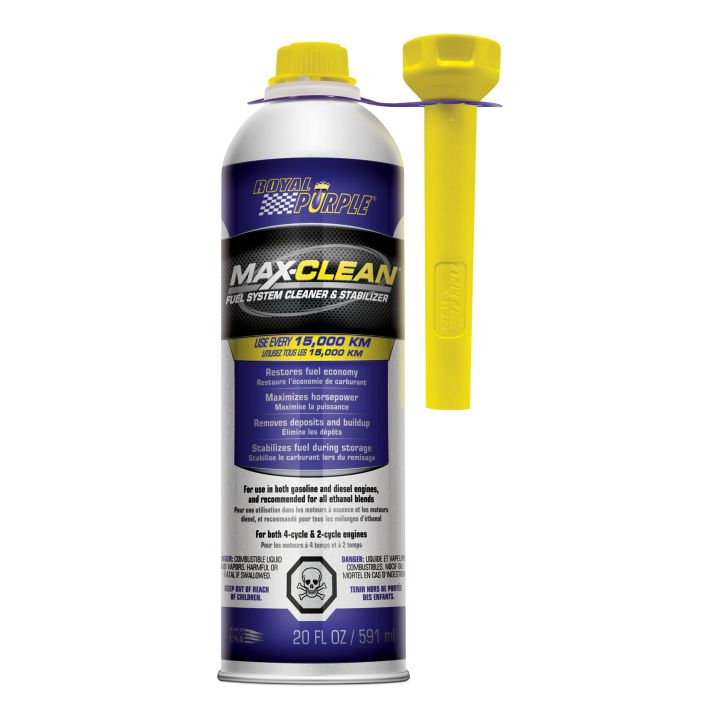 0388070 Royal Purple Max-Clean Fuel System Cleaner & Stabilizer, 591-mL