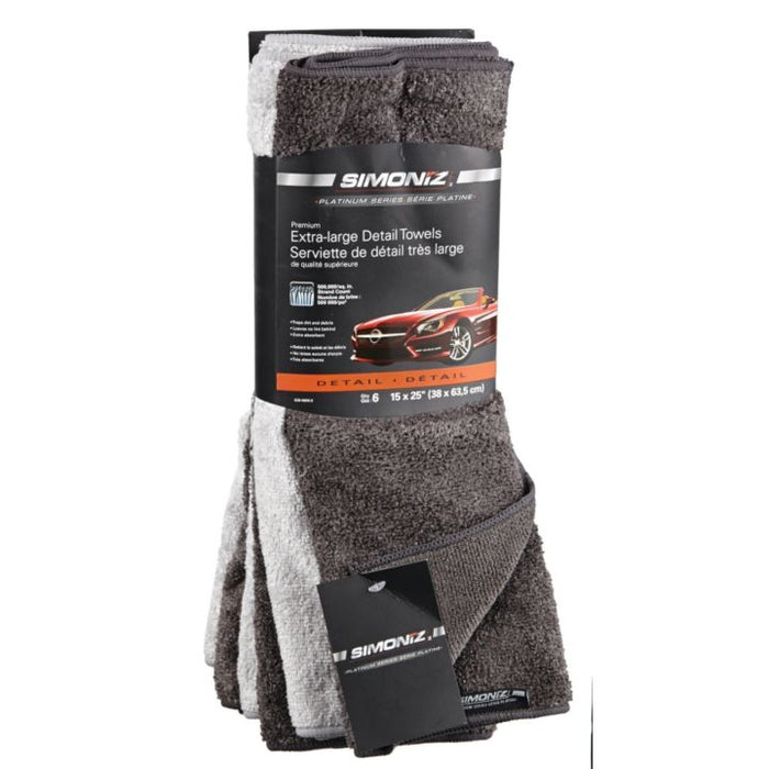 R-528661 Simoniz Platinum Microfibre Towels, 6-pk