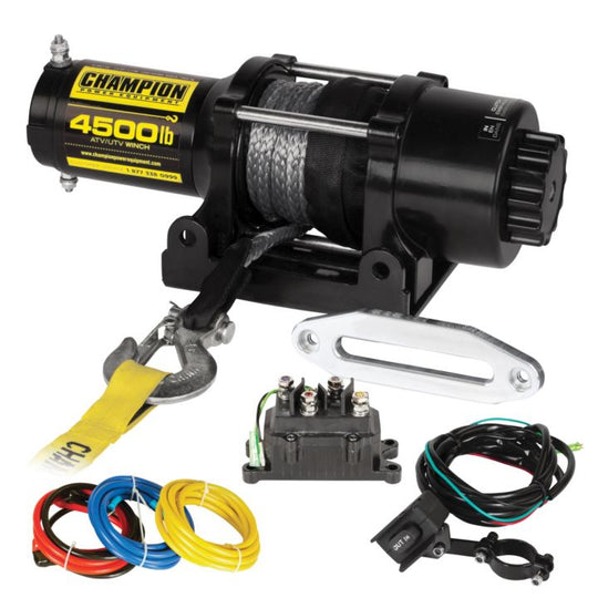 14051 Champion Synthetic Rope Winch Kit,  4,500-lb