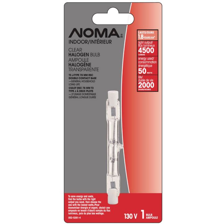 0525261 NOMA 250W/78mm Quartz Halogen Lamp