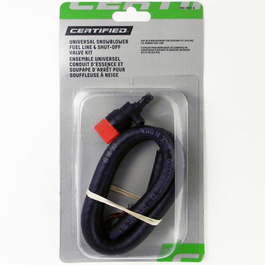 0603912 Certified Snowblower Universal Fuel Line & Shut-Off Valve Kit