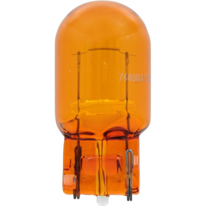 7444NALL.BP2 7444NA Amber Sylvania Long Life Mini Bulbs